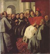ZURBARAN  Francisco de St Bonaventure at the Council of Lyons (mk05) Germany oil painting artist
